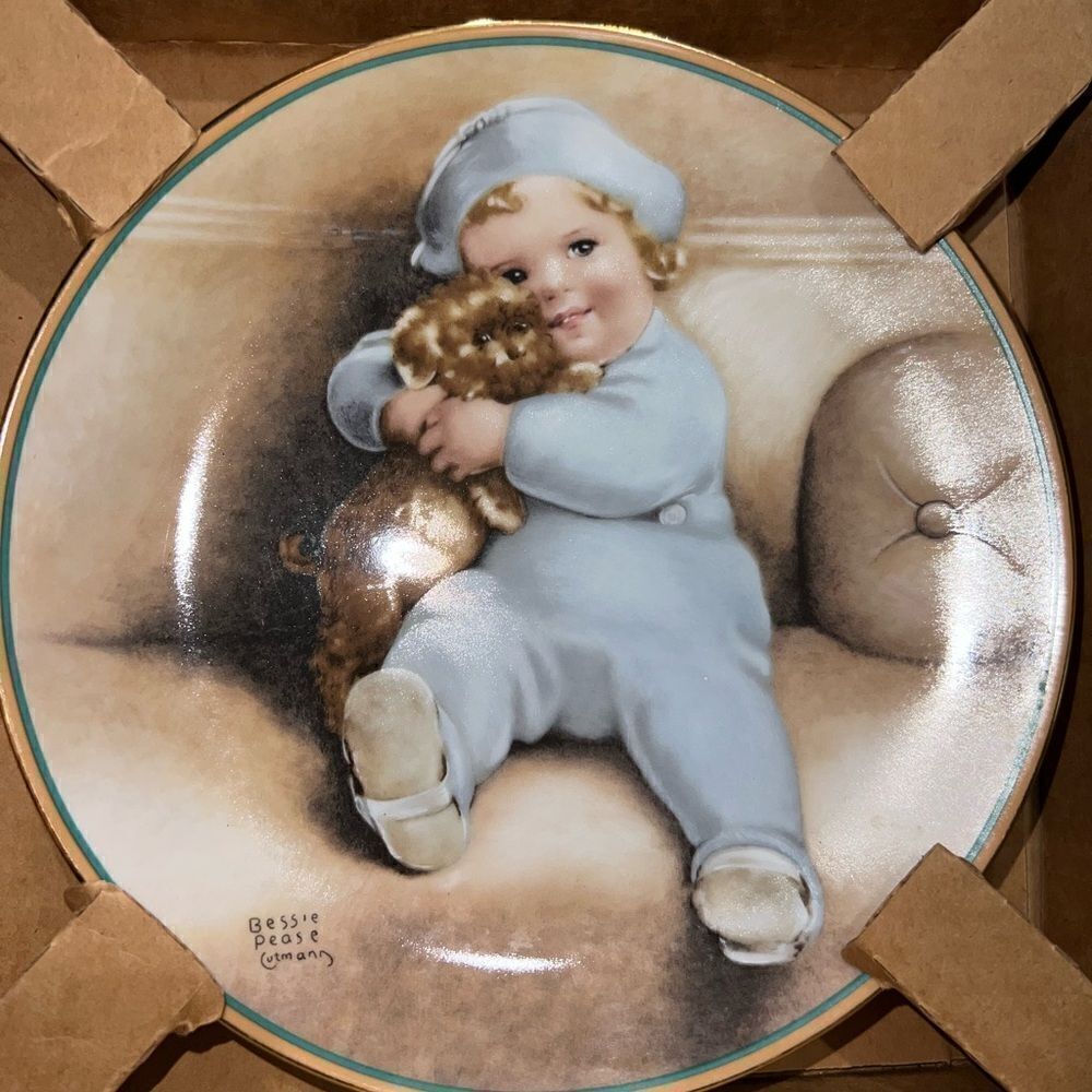Vintage Hamilton Collection Bessie Pease Gutmann plate " A Child's Best Friend"